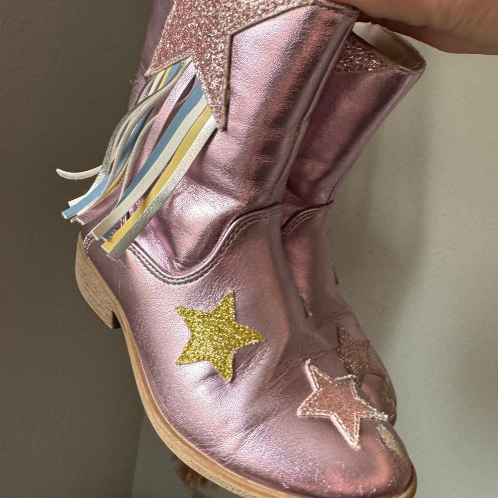 Pink Star Embellished Boots - Picture 5 of 6